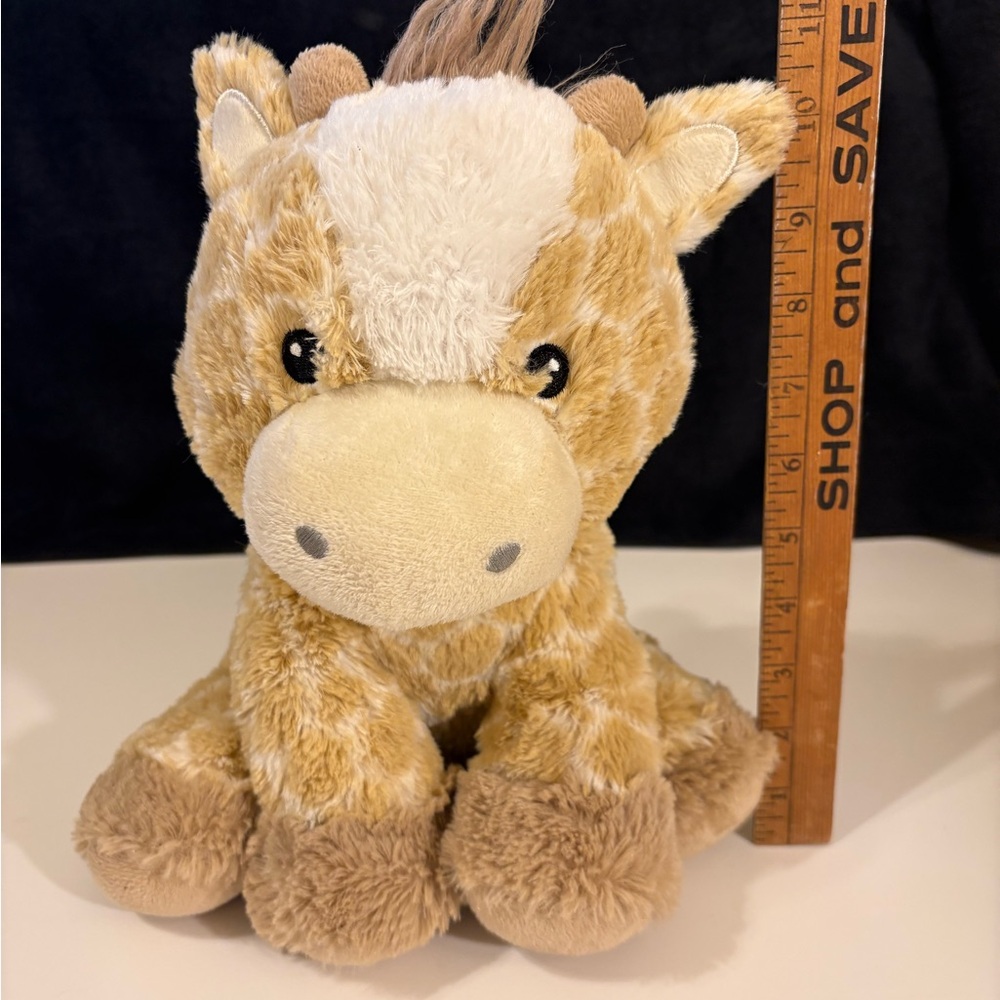 Bloomin Baby Giraffe Stuffed Plush Lovey Rattle Toy 10” - Picture 3 of 5